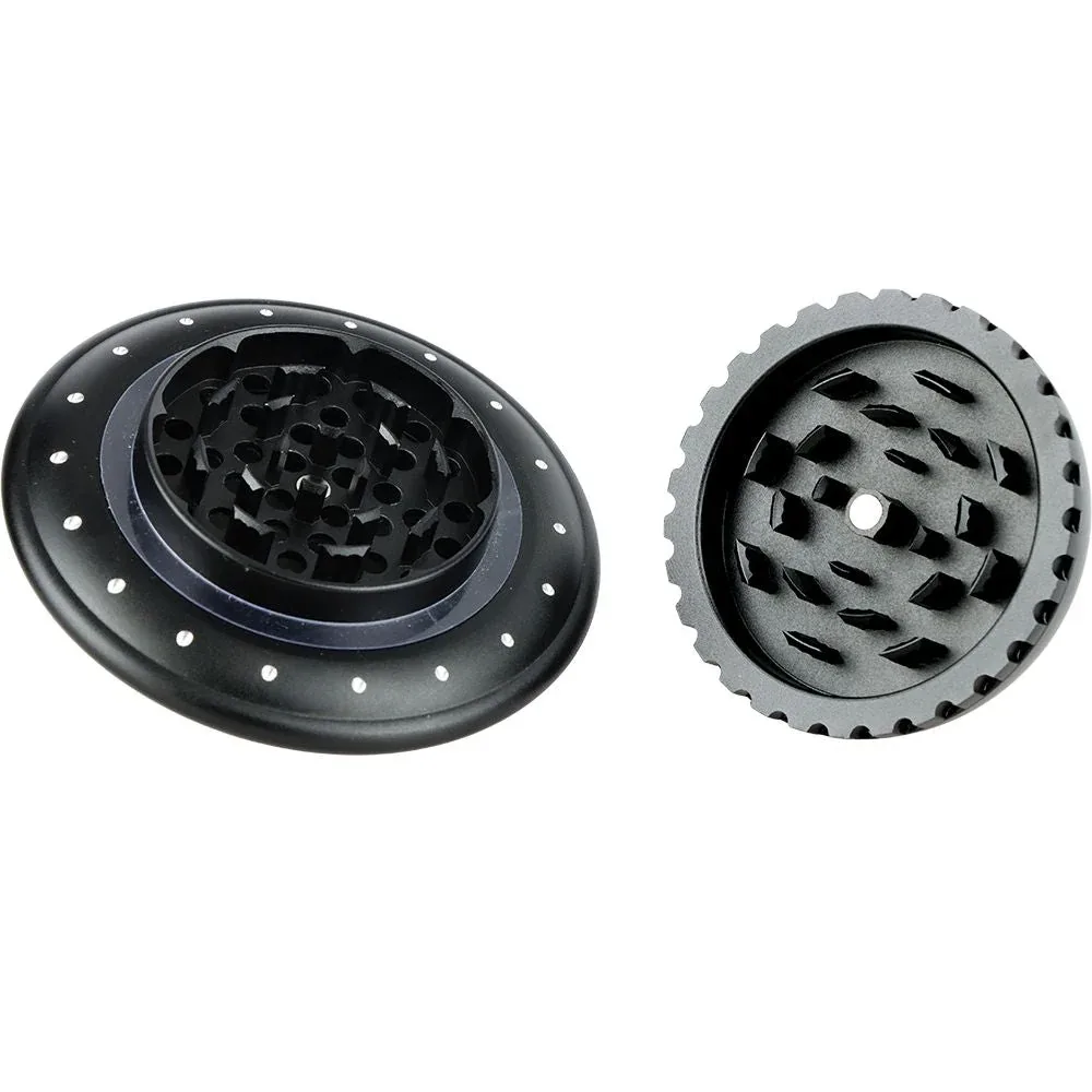 UFO Aluminum Grinder - 3pc / 1.8" / Colors Vary - Image 2