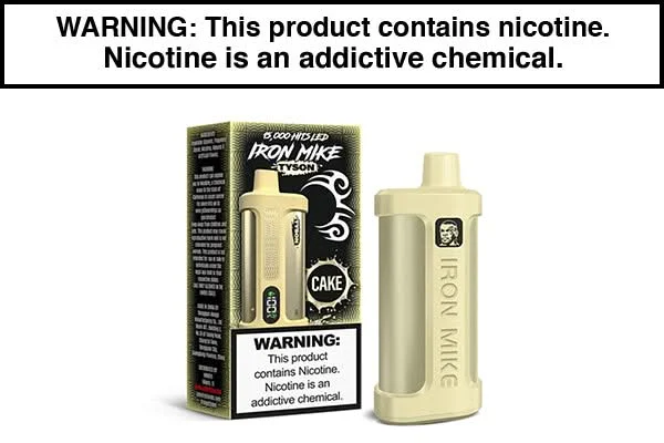TYSON 2.0 IRON MIKE DISPOSABLE VAPE – 15,000 PUFFS - Image 2