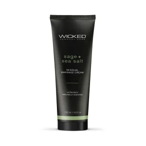 Wicked Sage + Sea Salt Sensual Massage Cream 4 oz
