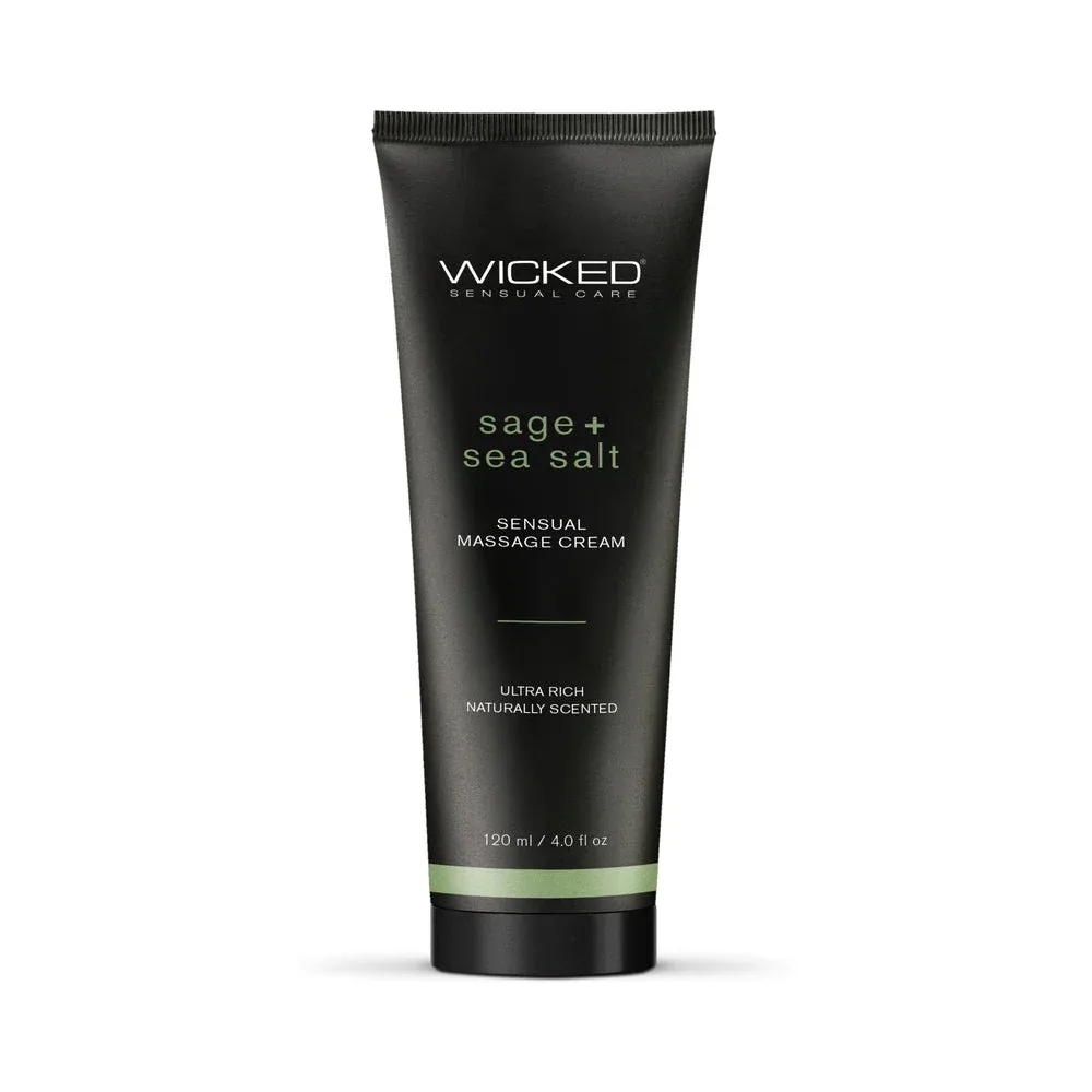 Wicked Sage + Sea Salt Sensual Massage Cream 4 oz