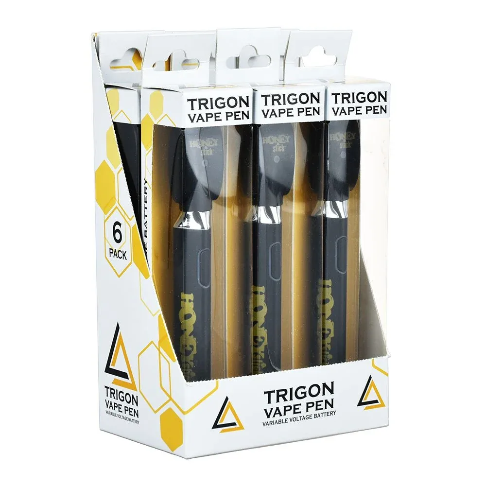 HoneyStick Trigon Variable Voltage 510 Cart Vape Pen | 500mAh | 6ct Display - Image 2
