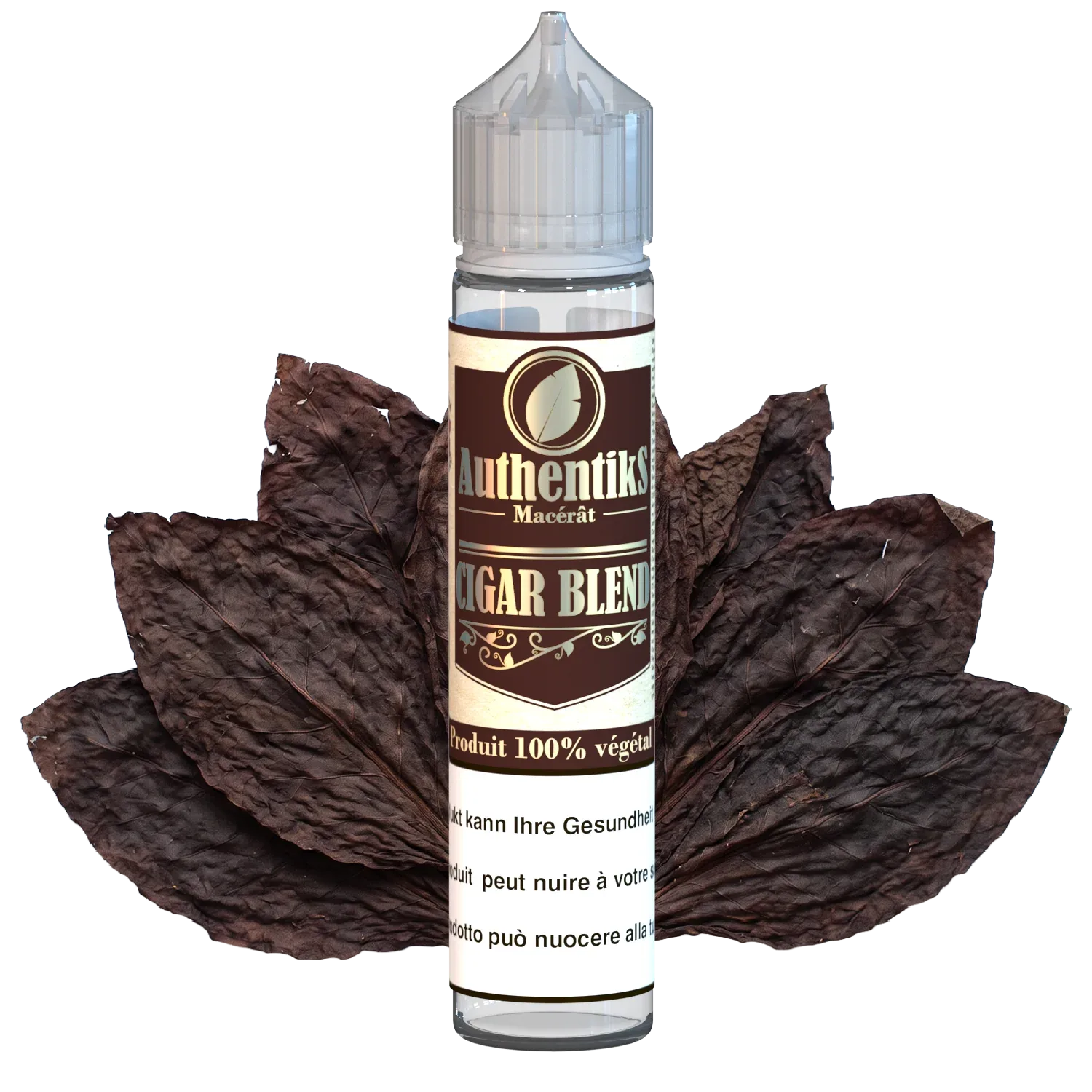 AuthentikS Cigar Blend 50ml shake and vape e-liquid