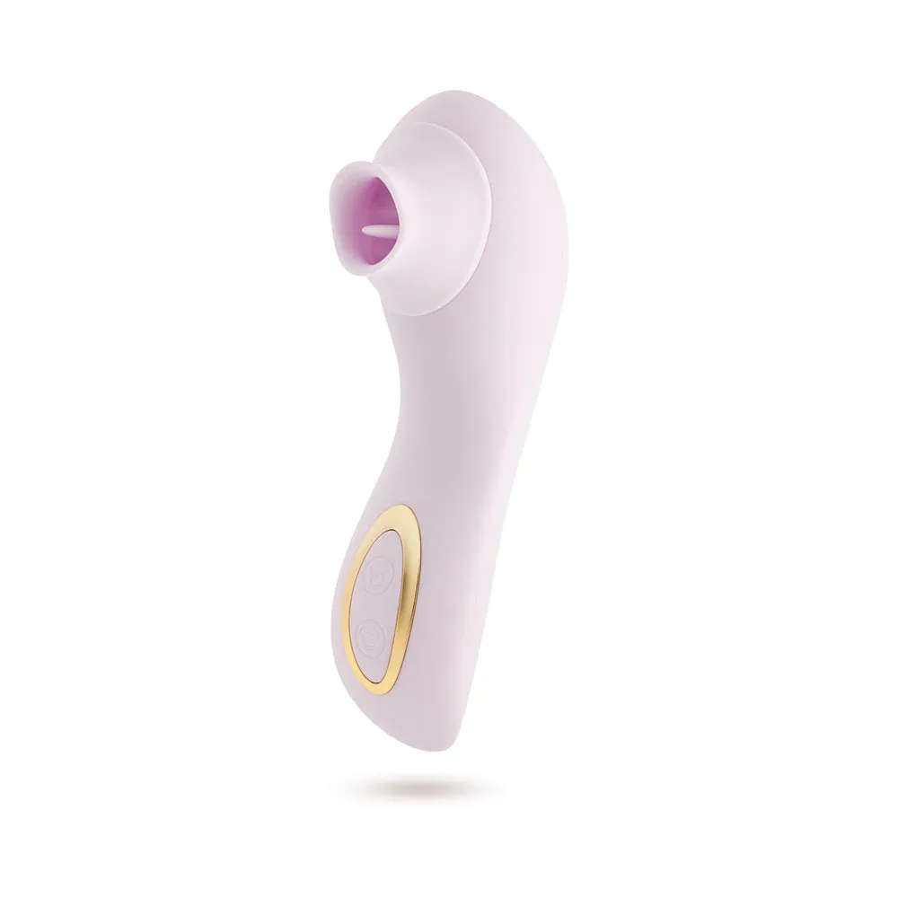Delice Fleur Clitoral Fluttering & Suction Personal Massager Barely Purple - Image 2