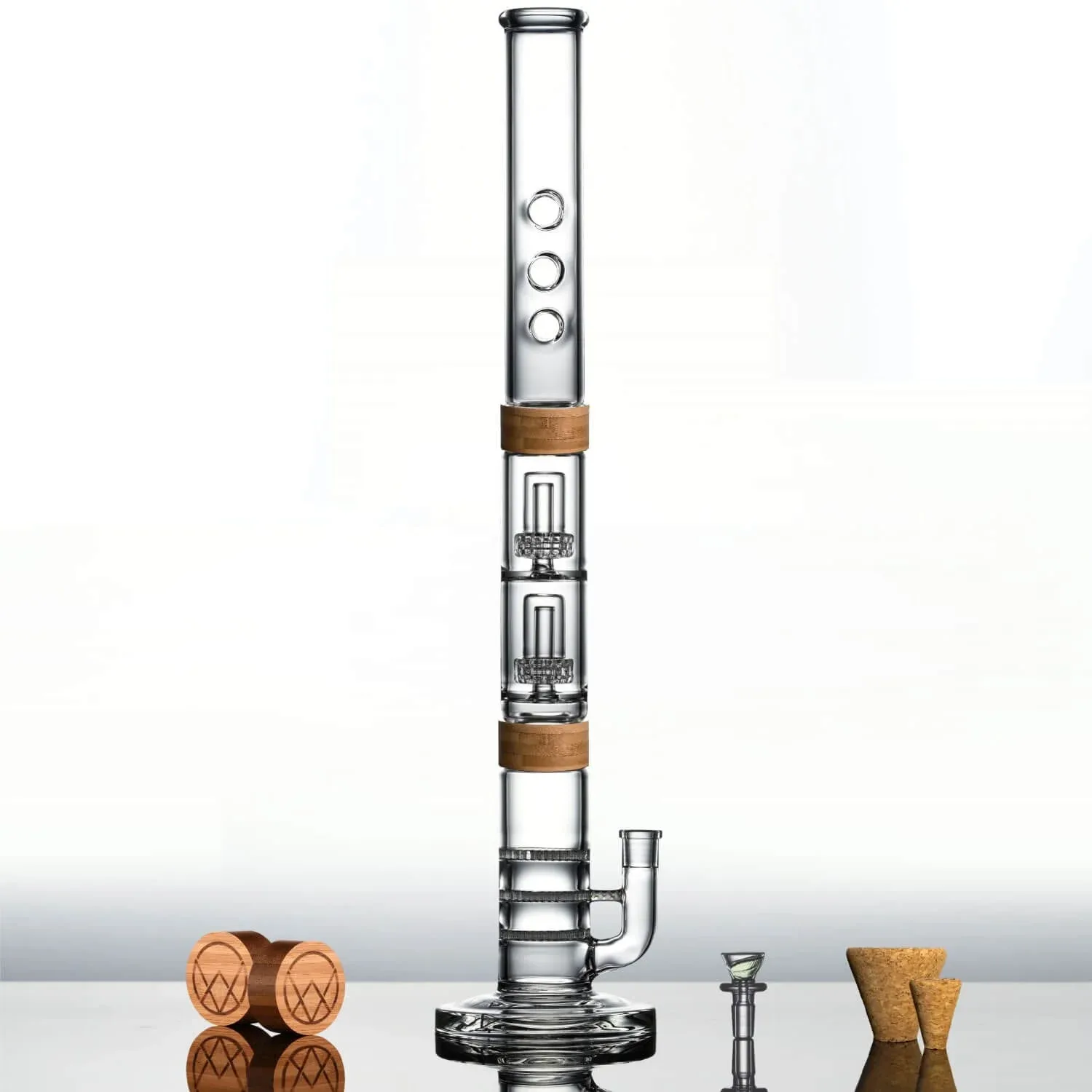 Vitae Glass 23" Trinity Bong