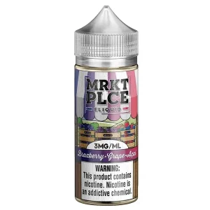 MRKT PLCE Brazzberry Grape Acai 100ml Vape Juice - 3mg