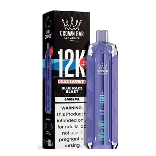 Crown Bar 12K Crystal V2 Disposable Vape Device - 1PC - Image 2