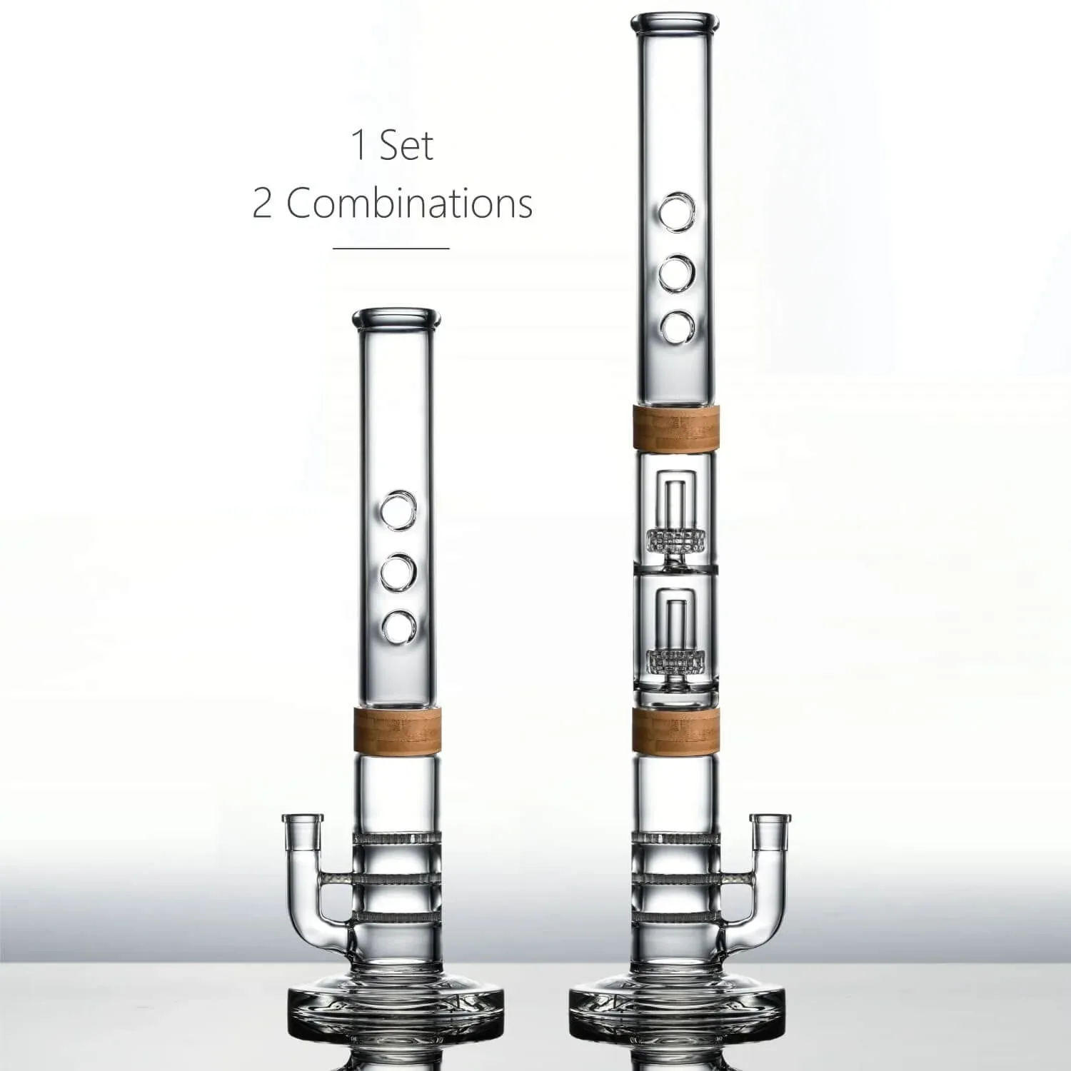 Vitae Glass 23" Trinity Bong - Image 2