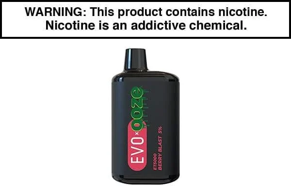 EVO BAR X OOZE BAR ET5000 13ML 5000 PUFF DISPOSABLE