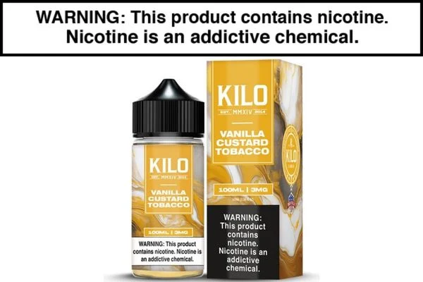 Vanilla Custard Tobacco by KILO E Liquid 100ML