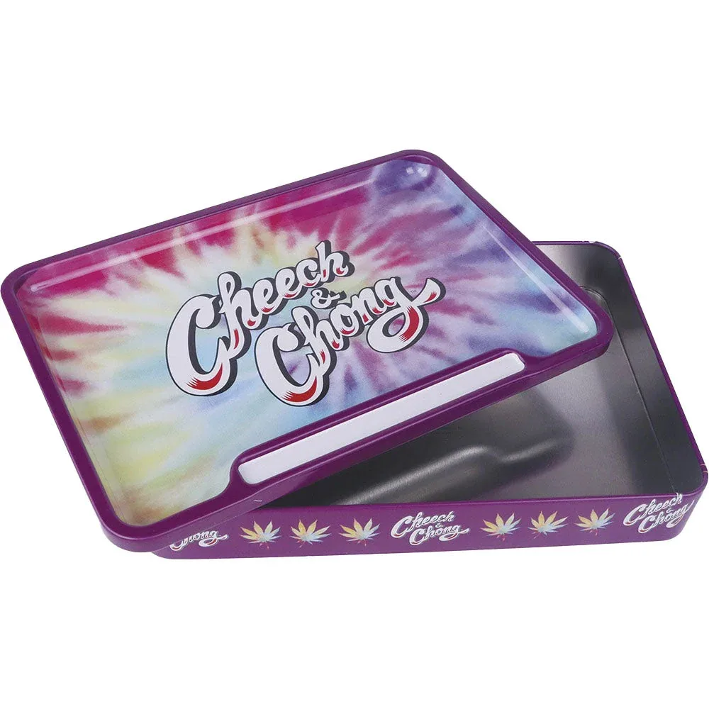 Cheech & Chong Rolling Tray Stash Box | 8"x5.75" | Asst | 6pc Display - Image 2