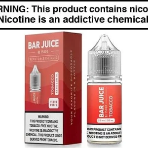 TOBACCO BY BAR JUICE BJ15000 SALTS 30ML