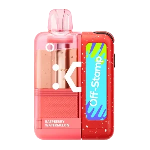 Off Stamp X Cube + Dock 25000 Puffs Disposable Vape - Raspberry Watermelon