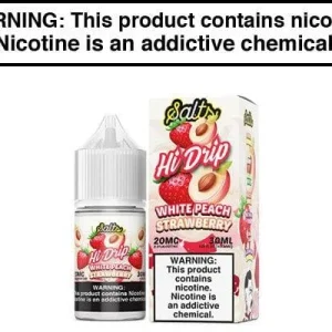WHITE PEACH STRAWBERRY BY HI-DRIP SALTS 30ML (2x15ML)