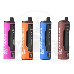 Box Of 5 Bloody Bar 60k Puff Prefilled 4 In 1 Pod Vape Kit