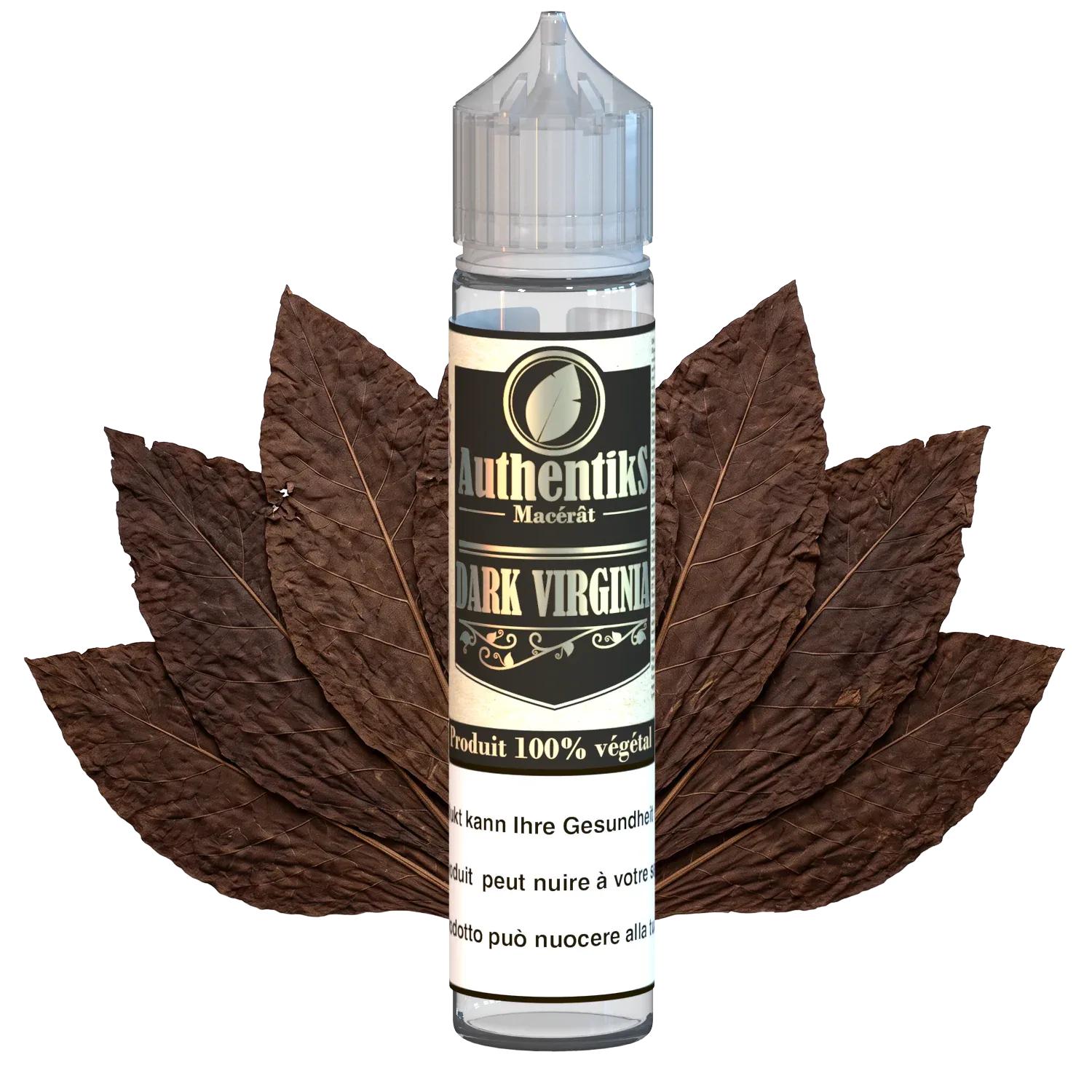 AuthentikS Dark Virginia 50ml shake and vape e-liquid