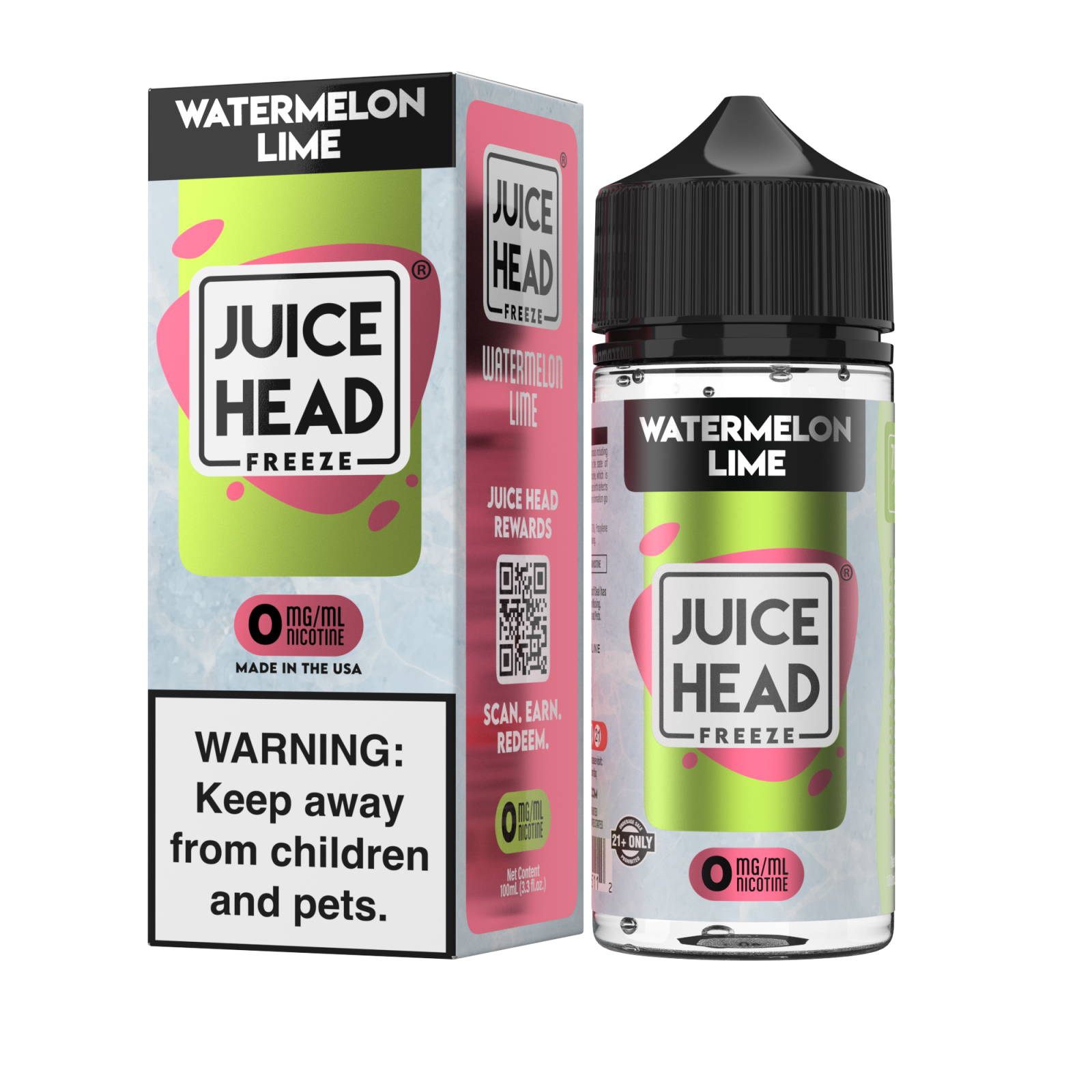 Juice Head Freeze Watermelon Lime eJuice