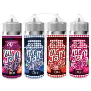 Mr Jam 100ml Shortfill E-Liquids