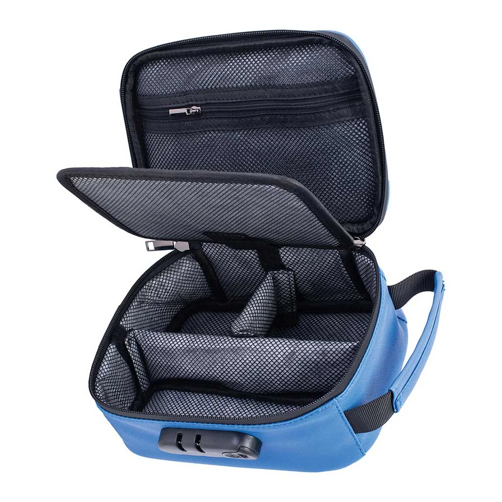 9In X 6.5in X 3.5 Smellproof Bag - Classic Blue - Image 2