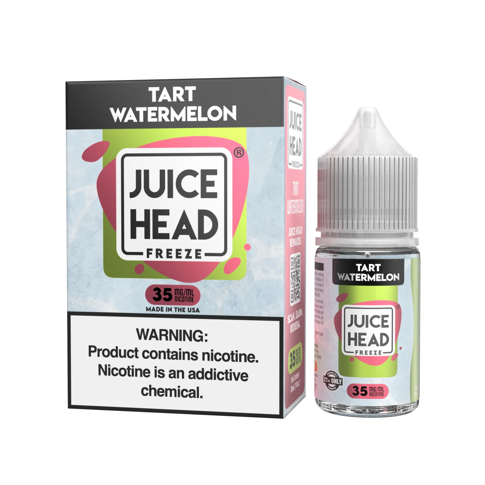 Juice Head Freeze Salt Tart Watermelon eJuice