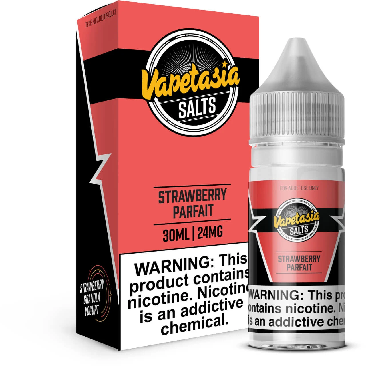 Salts Strawberry Parfait 30ml E-Juice | Vapetasia