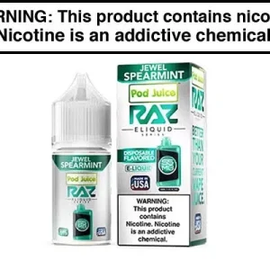 JEWEL SPEARMINT BY POD JUICE SALTS X RAZ 30ML