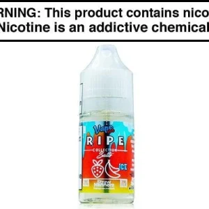STRAW NANNERS ICE BY VAPE 100 RIPE SALTS 30ML