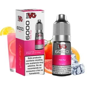 Pink Pop Nic Salt E‑Liquid 10ml – IVG 6000