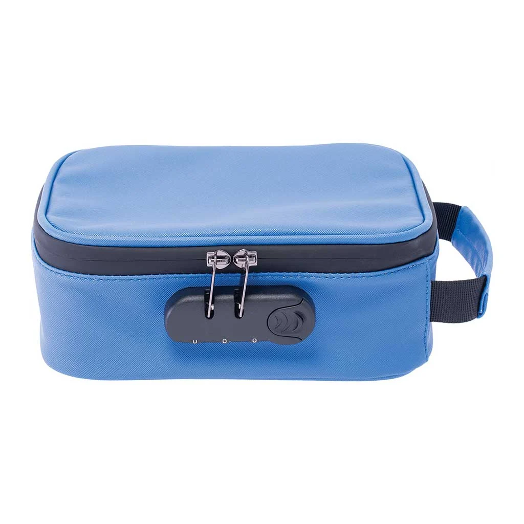 9In X 6.5in X 3.5 Smellproof Bag - Classic Blue