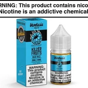 KILLER FRUITS BLUE RAZZ BY VAPETASIA SALTS 30ML