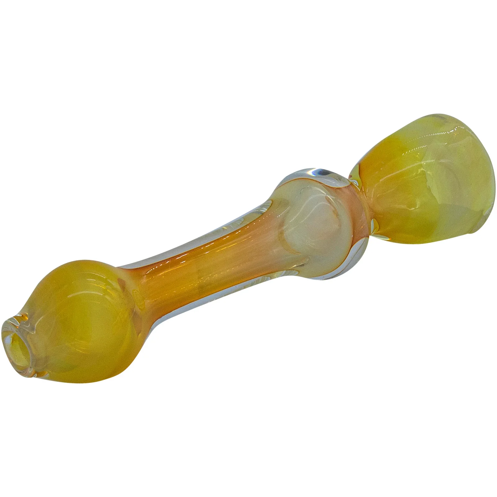 LA Pipes "Chill Fumes" Silver Fumed Chillum - Image 2