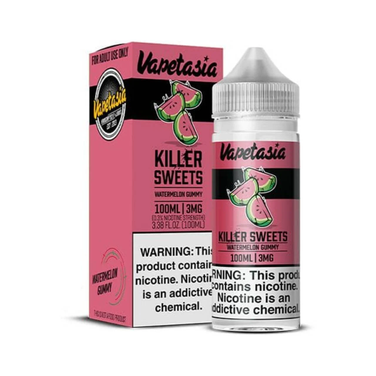 Killer Sweets Watermelon Gummy 100ml Synthetic Nicotine E-Juice | Vapetasia