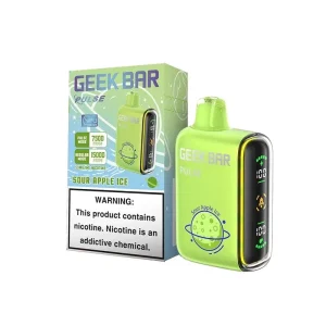 Geek Bar Pulse 15000 Disposable Vape (5%, 15000 Puffs) - Sour Apple B-Burst*