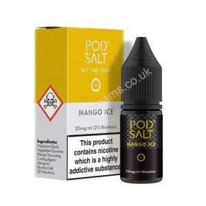 Mango Ice Nicotine Salt E-Liquid By Pod Salt Core Range