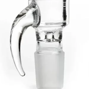 Clear Glass Arm Handle Bowls 14mm or 18mm Male Joint