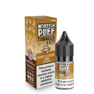 Honey & Creme Nicotine Salt E-Liquid by Moreish Tobacco Salts