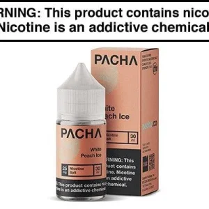 WHITE PEACH ICE BY PACHAMAMA SALTS 30ML