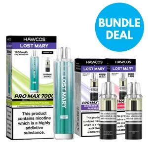 Hawcos X Lost Mary Pro Max 7000 Kit And Pods Bundle