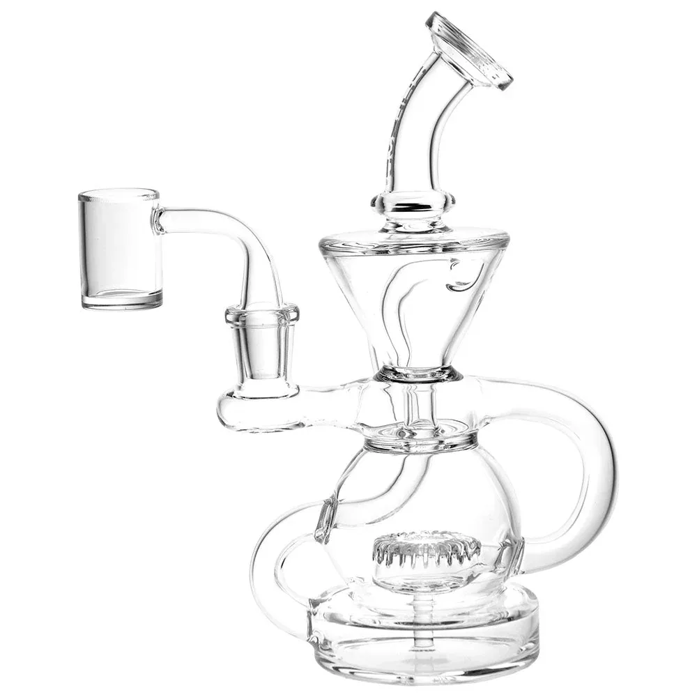 Pulsar Kicked Back Recycler Rig - 7.5" / 14mm F / Clear - Image 2