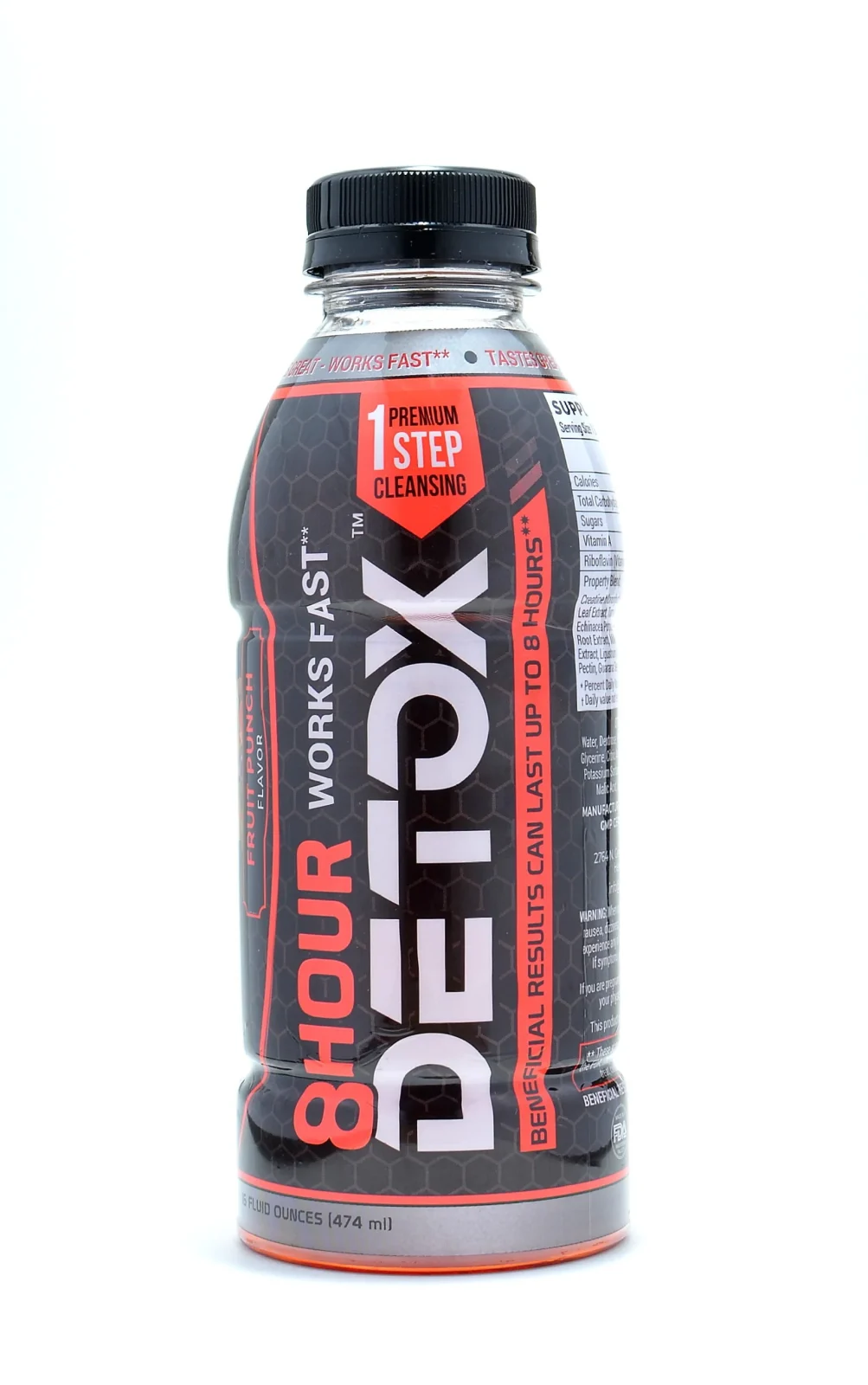 8 Hour Detox 16oz - Fruit Punch