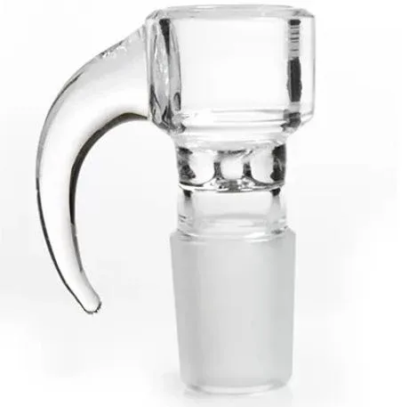 Clear Glass Arm Handle Bowls 14mm or 18mm Male Joint - Image 2