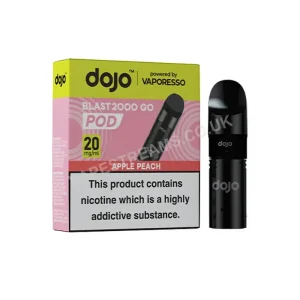 Dojo Blast 2000 Go Apple Peach Prefilled Pod