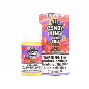 Candy King On Salt Strawberry Watermelon Bubblegum 30ml Nic Salt Vape Juice - 50MG