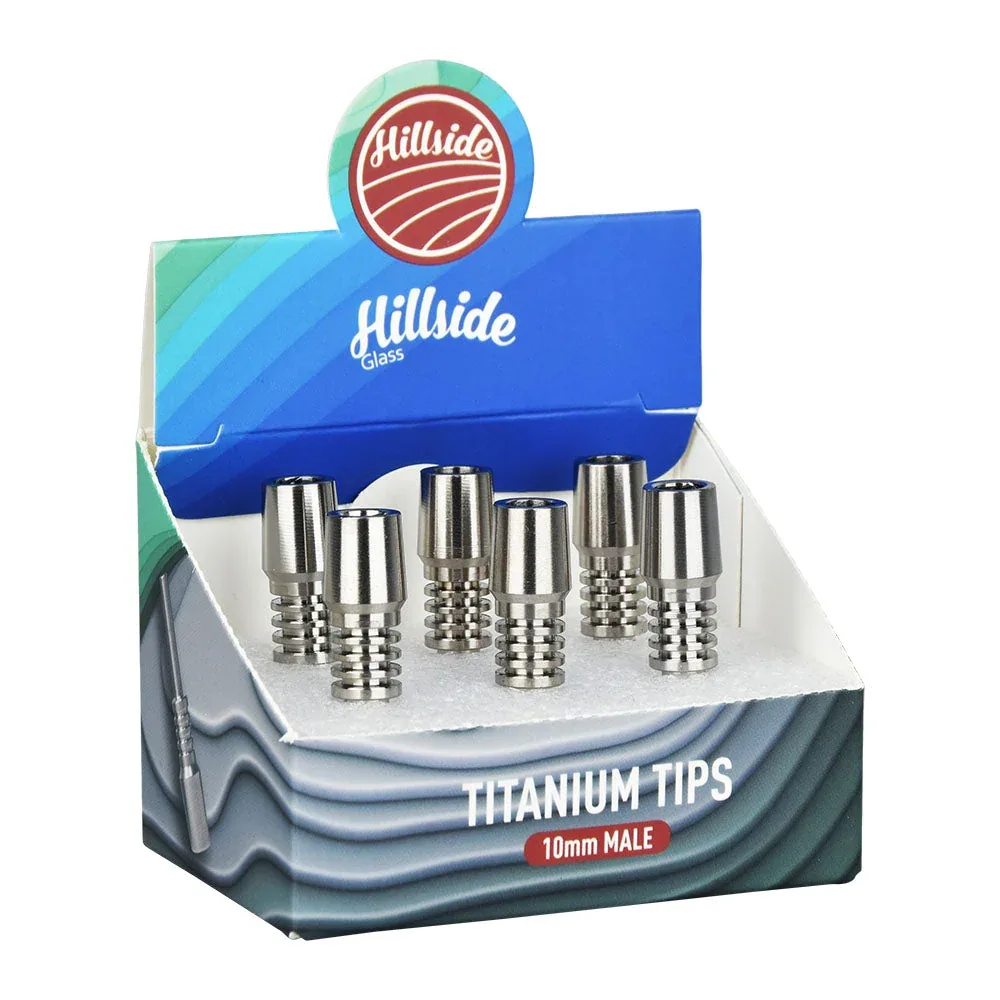 Hillside Titanium DabTips - 1.5" / 10mm M 6pcs