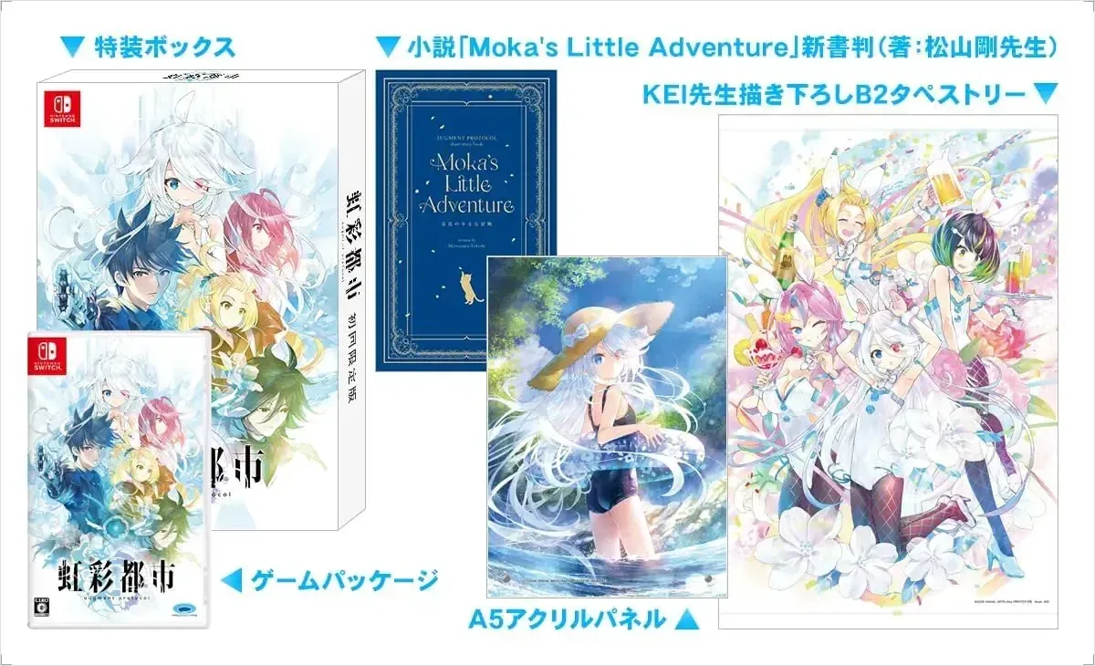 Prototype Rainbow City Nintendo Switch Game - Japanese Novel - Image 2