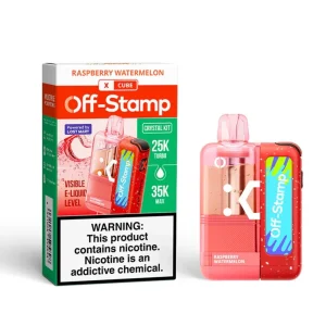 Raspberry Watermelon Off Stamp X Cube Crystal Disposable Kit