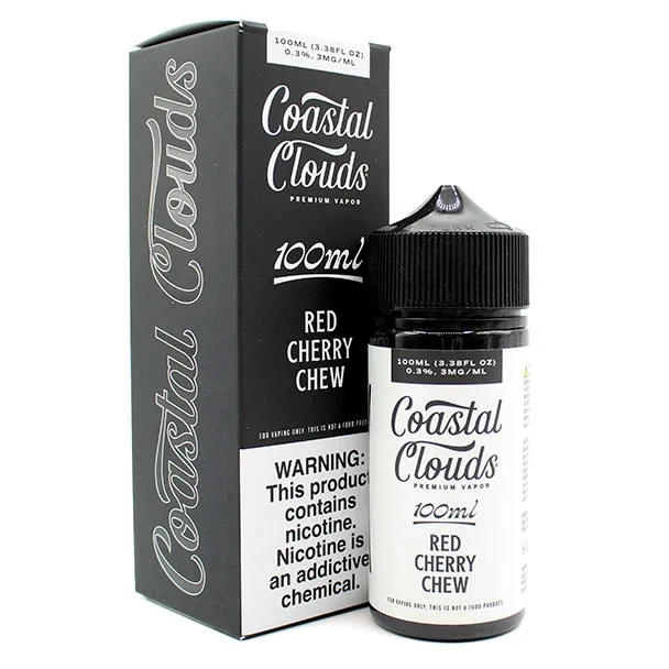 Red Cherry Chew - Coastal Clouds Co. - 100mL - 3mg