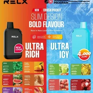 RELX Crush Pocket 4000puffs