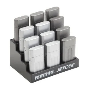 Ronson Jetlite Butane Torch Lighters 12 Pack