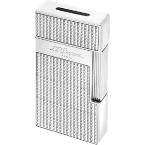 S.T. Dupont Biggy Diamond Head Lighter – Silver