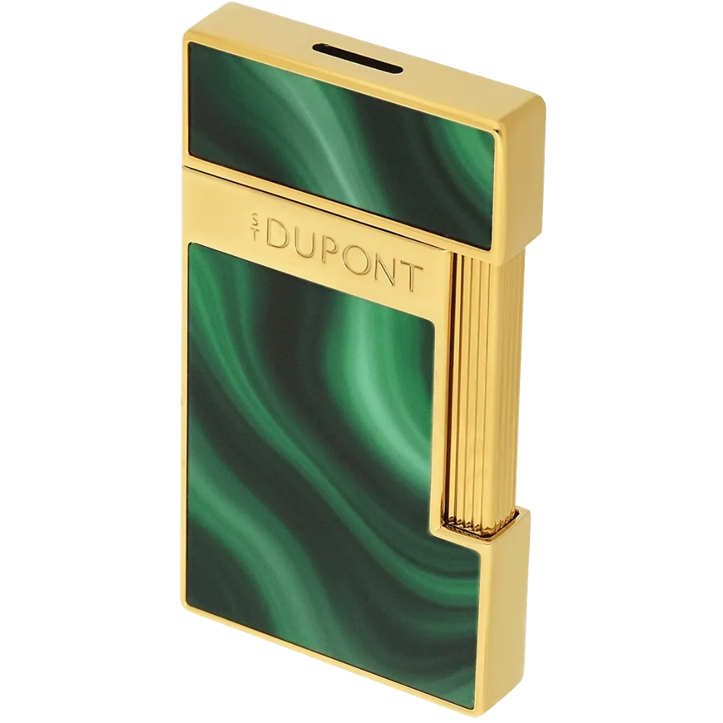 S.T. Dupont Slimmy Géode Lacquered Lighter - Green